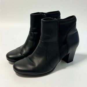 Clarks Black Ankle Booties